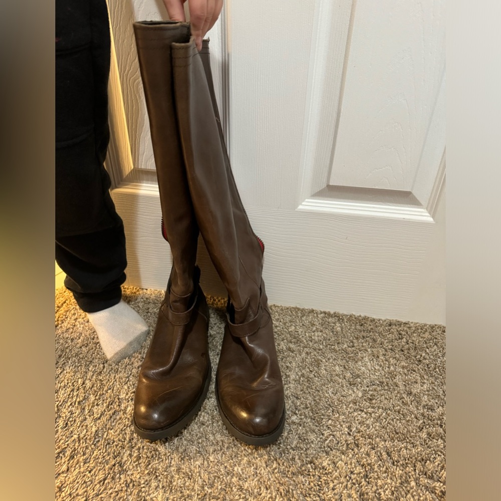 Steve Madden Riding Boots Chocolate Brown